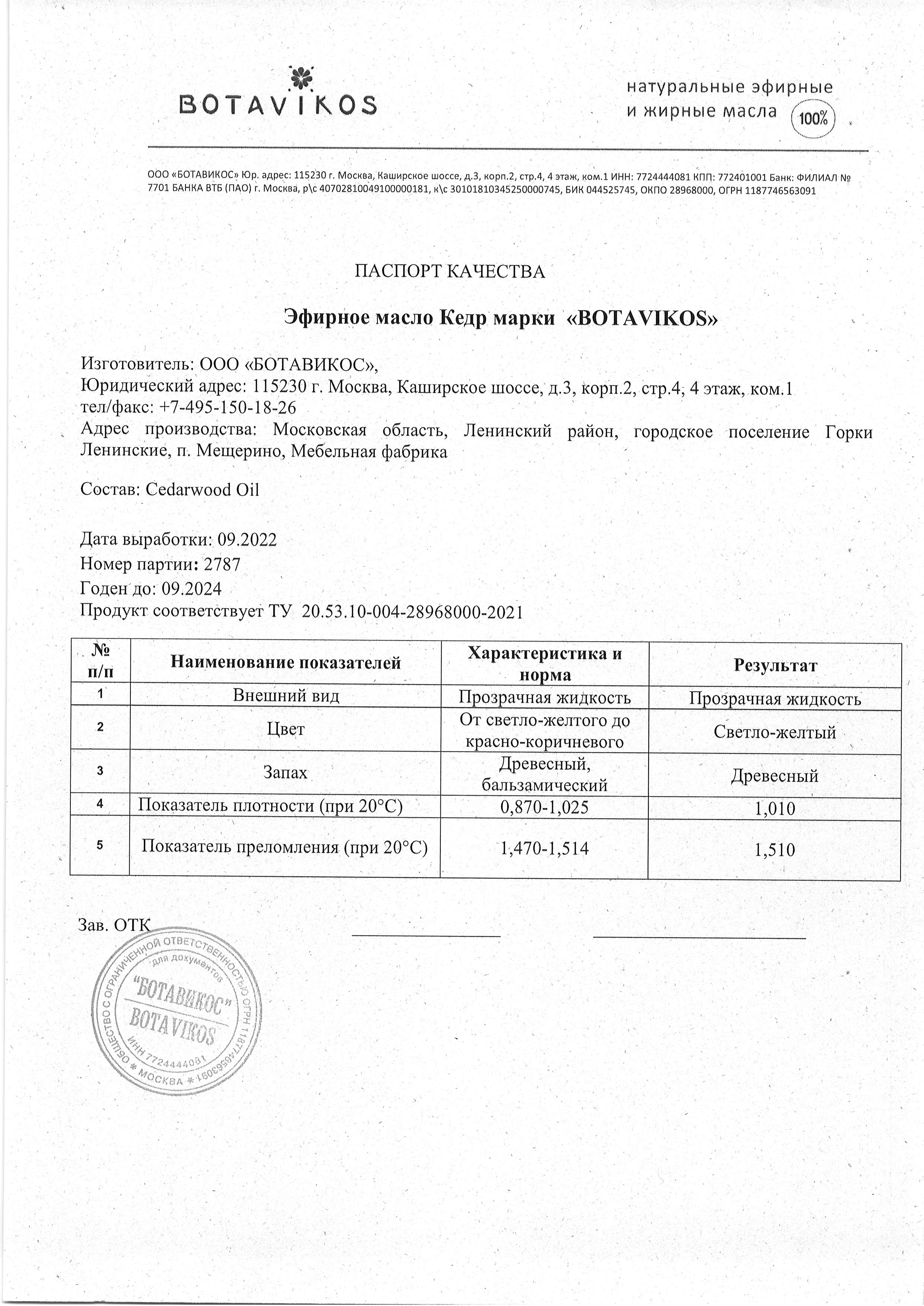 Паспорт №092022